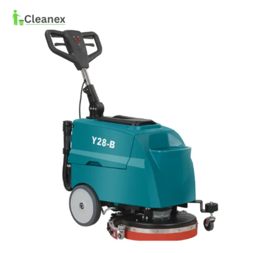 push behind floor scrubber