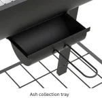 Portable Outdoor Charcoal BBQ Grill Trolley  - Image 4