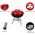 Compact Kettle Charcoal BBQ Grill  - Image 7