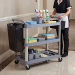3-Tier Classic Shelf Utility Trolley - Image 3