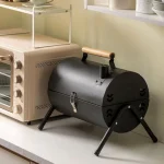 Twin Barrel Charcoal BBQ Grill - Image 5
