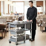 3-Tier Modular Bin Utility Trolley - Image 2