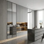 TAITA Premium Fabric Grey Decorative HDHMR Board - Image 8