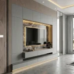 TAITA Premium Fabric Grey Decorative HDHMR Board - Image 9