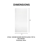 TAITA Premium White Gloss PET & Melamine HDHMR Board - Image 5