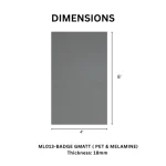 TAITA Premium Badge Matt PET & Melamine HDHMR Board - Image 2