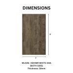 TAITA Premium WHITE OAK Melamine HDHMR Board - Image 2