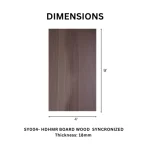 TAITA Premium Dark Wood Synchronized HDHMR Board - Image 2