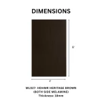 TAITA Premium Heritage Brown Melamine HDHMR Board - Image 2
