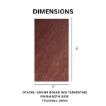 TAITA Premium Luxury Red Travertine HDHMR Board - Image 2