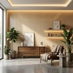 STC Luxurious Wood Finish Bamboo Charcoal Wall Sheet – Maple Wood BC-01 - Image 6