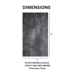 TAITA Premium Luxury Marble Brown & Gold Melamine HDHMR Board - Image 3