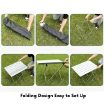 Premium Aluminum Folding Camping Table - Image 4