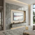 TAITA Premium Luxury Marble Grey & Gold Melamine HDHMR Board - Image 7