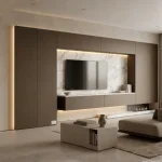 TAITA Premium Dark Goldish Badge Stone Finish Decorative HDHMR Board - Image 6