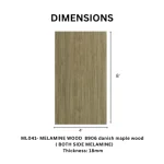 TAITA Premium Danish Maple Wood Melamine HDHMR Board - Image 2