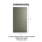 TAITA Premium Classic Goldish Badge Decorative HDHMR Board - Image 2