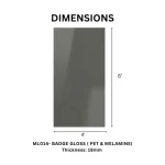 TAITA Premium Badge Gloss PET & Melamine HDHMR Board - Image 2