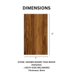 TAITA Premium Teak Wood Melamine HDHMR Board - Image 3