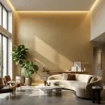 STC Luxurious Metal Finish Bamboo Charcoal Wall Sheet – Hammered Board Gold BC-04 - Image 6