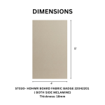 TAITA Premium Fabric Badge Decorative HDHMR Board - Image 4