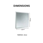 STC Modern Geometric Beveled Edge Wall Mirror Tiles Regal Bevel - Image 3