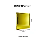 STC Modern Geometric Beveled Edge Wall Mirror Tiles Regal Bevel - Image 6