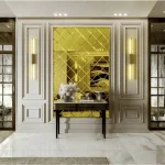 STC Modern Geometric Beveled Edge Wall Mirror Tiles Regal Bevel - Image 7