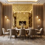 STC Modern Geometric Beveled Edge Wall Mirror Tiles Regal Bevel - Image 10