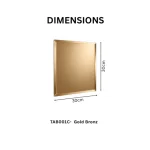 STC Modern Geometric Beveled Edge Wall Mirror Tiles Regal Bevel - Image 9