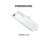 STC Modern Geometric Beveled Edge Self-Adhesive Wall Mirror Tiles Prism Elite - Image 2