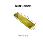 STC Modern Geometric Beveled Edge Self-Adhesive Wall Mirror Tiles Prism Elite - Image 5