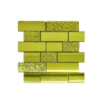 STC Modern Geometric Beveled Edge Self-Adhesive Wall Mirror Tiles Radiant Brick - Image 2