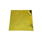 STC Modern Geometric Beveled Edge Self-Adhesive Wall Mirror Tiles Facet Shine - Image 2