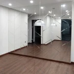 STC Ultra Modern Vertical Asymmetric Beveled Lattice Feature Wall Mirror Tiles - Image 10