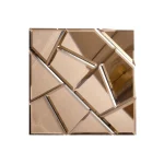 STC Modern Geometric Beveled Edge Self-Adhesive Wall Mirror Tiles Facet Shine - Image 8
