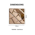 STC Modern Geometric Beveled Edge Self-Adhesive Wall Mirror Tiles Facet Shine - Image 9