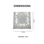 STC Modern Geometric Beveled Edge Self-Adhesive Wall Mirror Tiles Infinity Tiles - Image 3