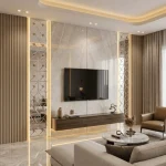 STC Modern Geometric Beveled Edge Self-Adhesive Wall Mirror Tiles Infinity Tiles - Image 6