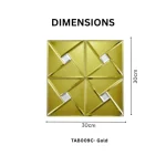 STC Modern Geometric Beveled Edge Self-Adhesive Wall Mirror Tiles Infinity Tiles - Image 12