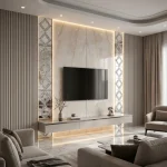 STC Modern Geometric Beveled Edge Self-Adhesive Wall Mirror Tiles Ornate Frame - Image 10