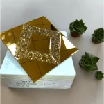 STC Modern Geometric Beveled Edge Self-Adhesive Wall Mirror Tiles Ornate Frame - Image 13