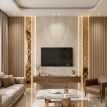 STC Modern Geometric Beveled Edge Self-Adhesive Wall Mirror Tiles Ornate Frame - Image 15
