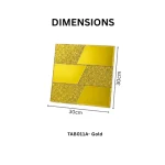 STC Modern Geometric Beveled Edge Self-Adhesive Wall Mirror Tiles Royal Panels - Image 3