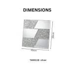 STC Modern Geometric Beveled Edge Self-Adhesive Wall Mirror Tiles Royal Panels - Image 7