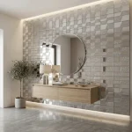 STC Modern Geometric Beveled Edge Self-Adhesive Wall Mirror Tiles Royal Panels - Image 8
