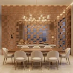 STC Modern Geometric Beveled Edge Self-Adhesive Wall Mirror Tiles Royal Panels - Image 13