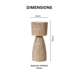 Textured Pedestal Plastic Planter - Image 8