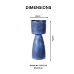 Textured Pedestal Plastic Planter - Image 5