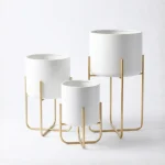 Nordic Luxe Metal Plant Stand Set - Image 3